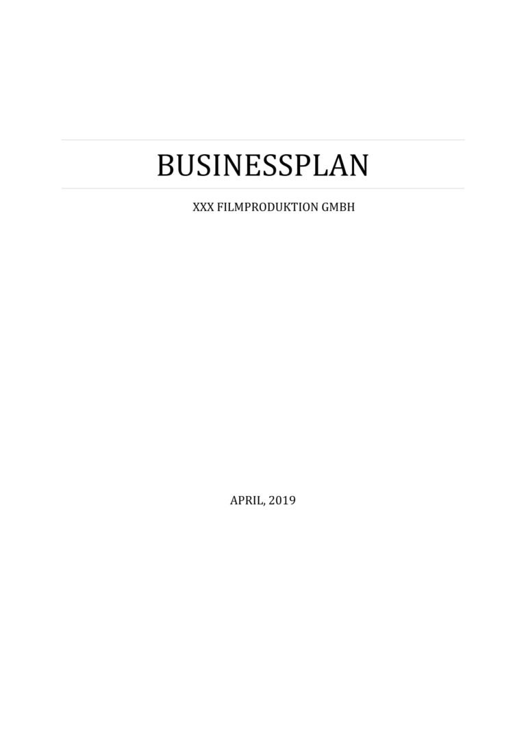 Business plan erstellen lassen Schritt 1