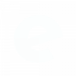 e_white_500x500 econoomy Logo in transparenter Optik
